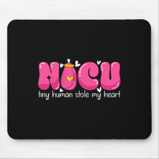 Mousepad Nicu Nurse Valentine's Day Tiny Humans Stole My He