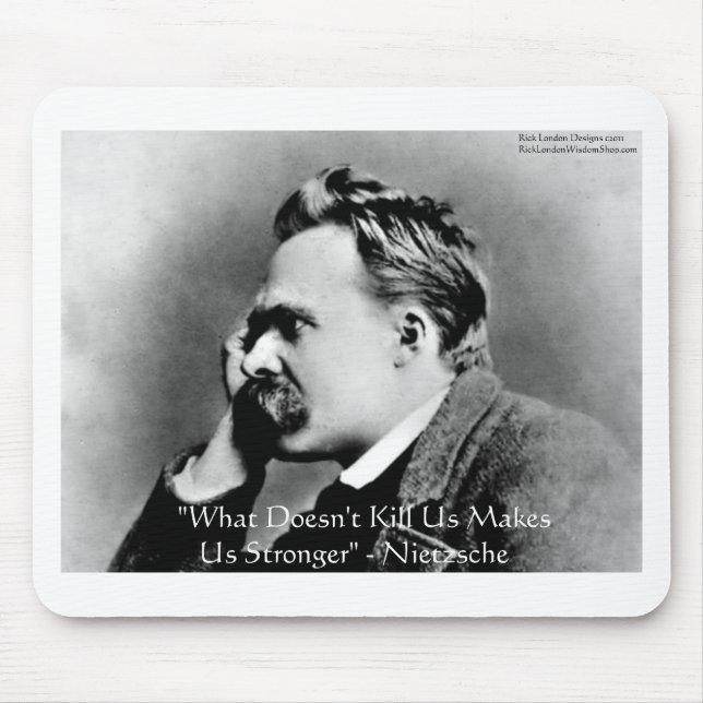 Mousepad Nietzsche "Não Matar U" Citando presentes e Camise (Frente)