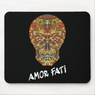 Mousepad Nietzsche Stoic Cita Filósofo Sugar Skull Amor