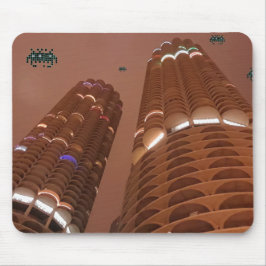 Mousepad Night of the Marina City Invaders