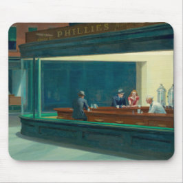 Mousepad Nighthawks 1942 por Edward Hopper