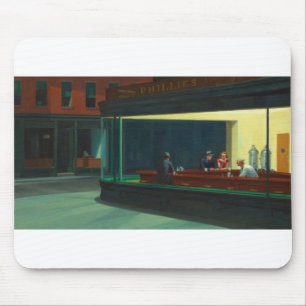 Mousepad Nighthawks - Edward Hopper