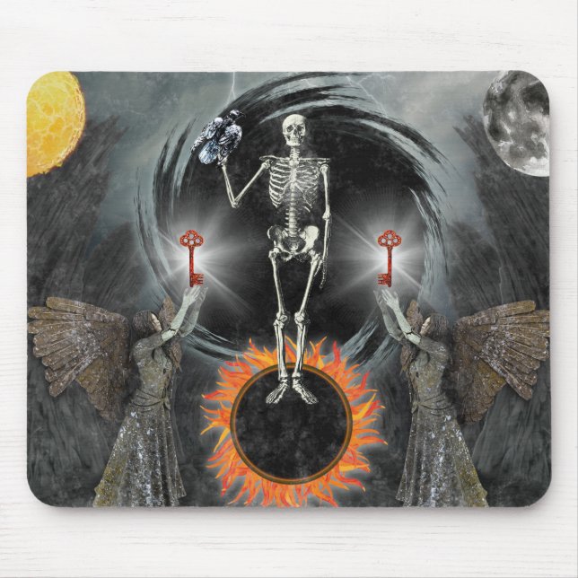 Mousepad Nigredo Tradicional Alchemy Putrefaction Black Sun (Frente)