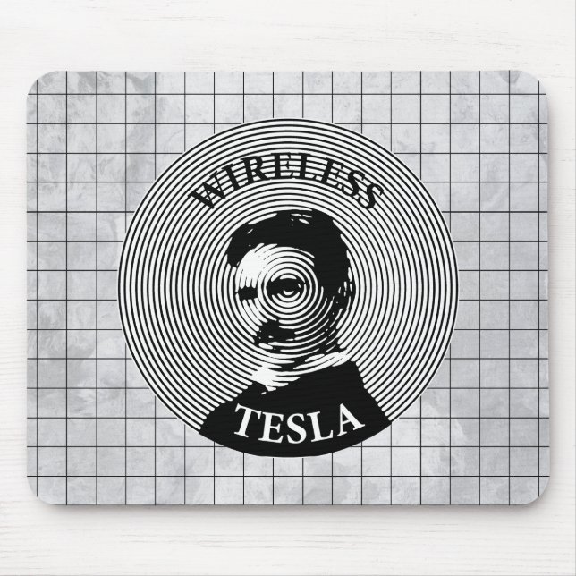 Mousepad Nikola Tesla (Frente)