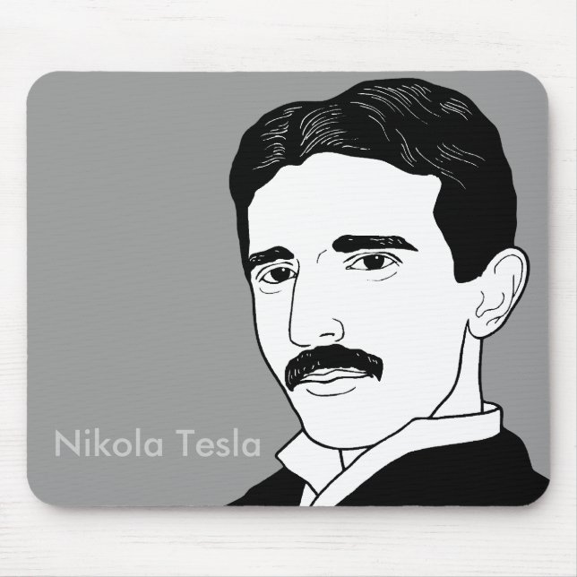 Mousepad Nikola Tesla (Frente)