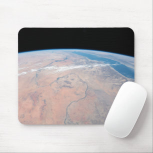 Mousepad Nile River Winding Para Baixo Ao Lado Do Mar Verme
