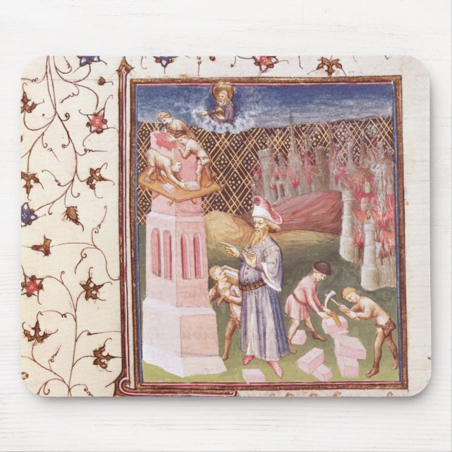 Mousepad Nimrod que vigia a construção da torre de (Frente)