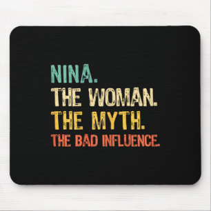 Mousepad Nina A Mulher O Mito A Influência O Retrato Engraç
