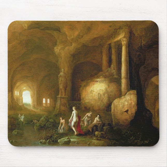 Mousepad Ninfas que banham-se por ruínas clássicas (Frente)