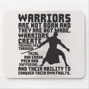 Mousepad Ninguém É Nascer Guerreiro