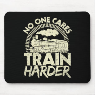 Mousepad Ninguém Se Importa Treine Mais Forte Academia Loco