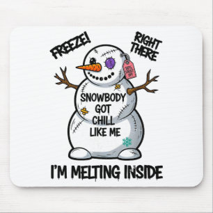 Mousepad Ninguém Tão Legal Quanto Eu Boneco de Neve Natal D