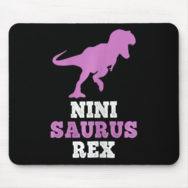 Mousepad Nini-saurus Rex Dino Dinossauro Ninisaurus Engraça (Frente)