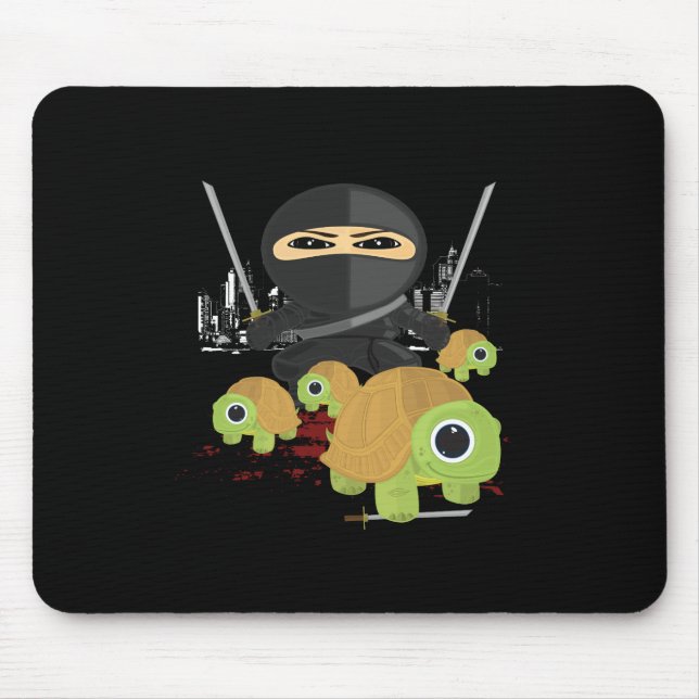 Mousepad Ninja com tartarugas (Frente)