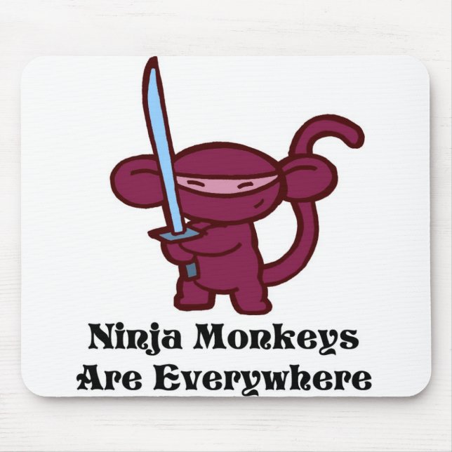Mousepad ninja-monkeysareeverywherer (Frente)