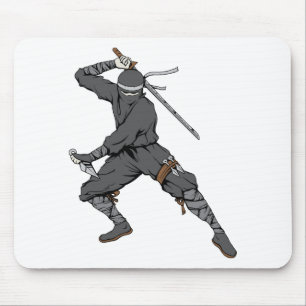 Mousepad Ninja ~ Ninjas 2 Artes Marciais Guerreiro Fantasia