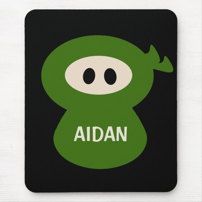 Mousepad Ninja Personalizado para Crianças (Frente)