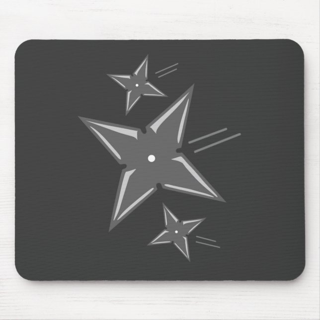 Mousepad Ninja Stars (Frente)