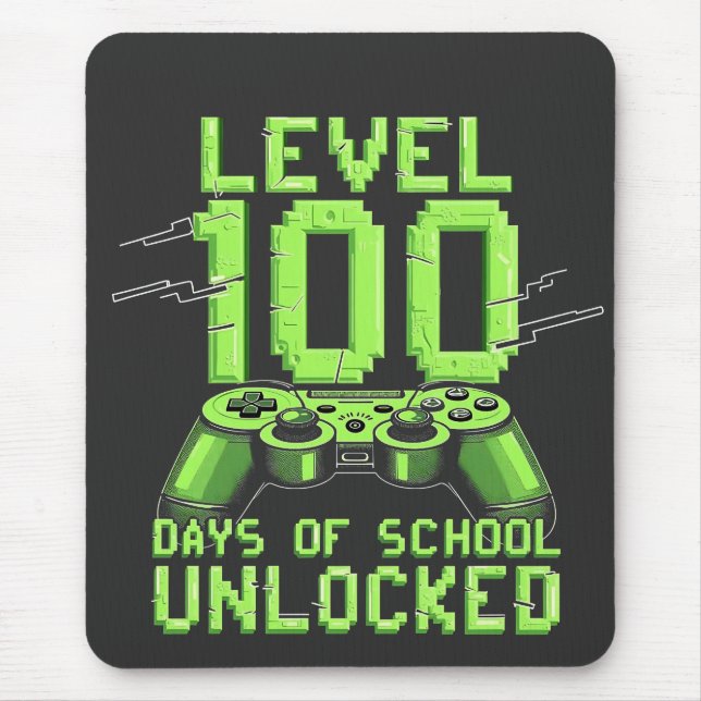 Mousepad Nível 100º dias da escola de jogos desbloqueados (Frente)