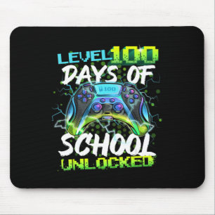 Mousepad Nível 100 Dias De Garota Jogadora Bloqueada Da Esc