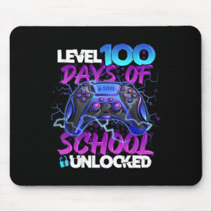Mousepad Nível 100 Dias De Garota Jogadora Bloqueada Da Esc