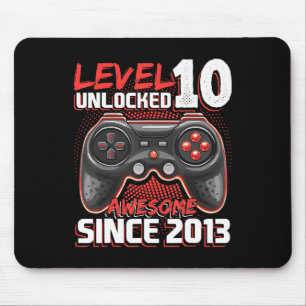 Mousepad Nível 10 Desbloqueado Incrível 2013 Vídeo Game 10.