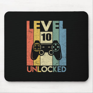 Mousepad Nível 10 Desbloqueado Vídeo Engraçado de Aniversár
