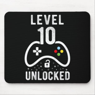 Mousepad Nível 10 Jogo de Vídeo Desbloqueado 10º Presente d