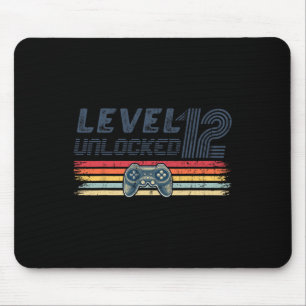 Mousepad Nível 12 Desbloqueado Jogo de Vídeo 12º Aniversári