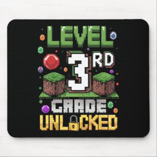 Mousepad Nível 3ª Série Desbloqueado Jogo de Vídeo Primeiro