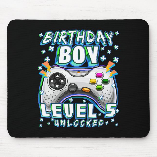 Mousepad Nível 5 - 5 de jogos de vídeo desbloqueados - Aniv (Frente)