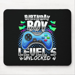Mousepad Nível 5 Desbloqueado 5 de jogos de vídeo Aniversár