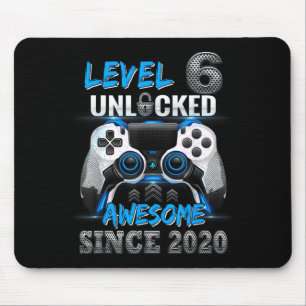 Mousepad Nível 6 Desbloqueado Incrível Desde o 6º Aniversár