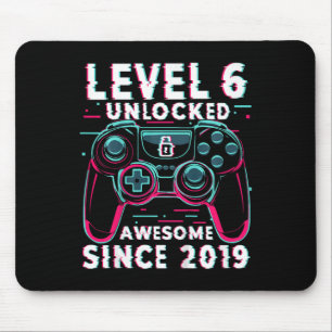 Mousepad Nível 6 Desbloqueado Jogo de Vídeo de Aniversário