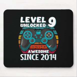Mousepad Nível 9 Desbloqueado Incrível 2014 Vídeo Game 9.º