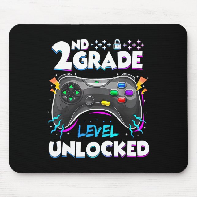 Mousepad Nível da 2ª Série Desbloqueado De Volta às Compras (Frente)