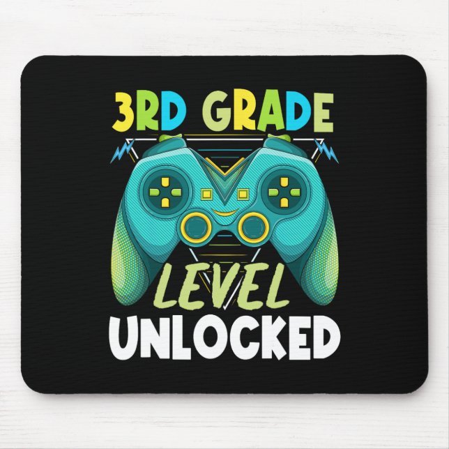 Mousepad Nível da 3ª Série Desbloqueado Primeiro Dia Ck Par (Frente)