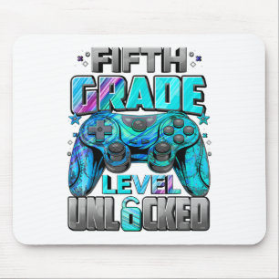Mousepad Nível da 5ª Série Desbloqueado Jogos Gamer Meninos