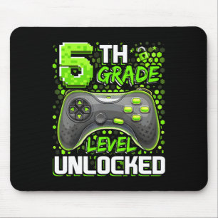 Mousepad Nível da 5ª Série Desbloqueado Jogos Gamer Meninos