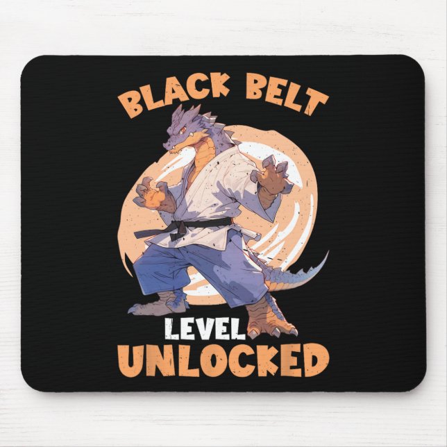 Mousepad Nível de cinta preta desbloqueado (Frente)