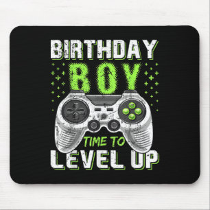 Mousepad Nível de clique Aniversário Jogo Jovens Jovens Men