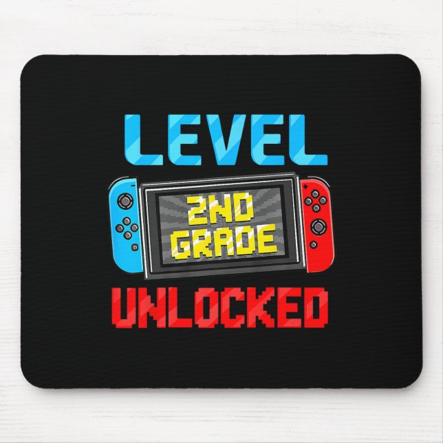 Mousepad Nível De segundo Desbloqueado No Primeiro Dia Da E (Frente)