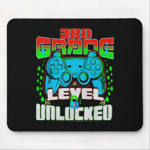 Mousepad Nível de Série Desbloqueado Jogo de Vídeo de Volta
