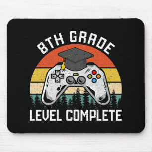 Mousepad Nível do 8º ano completo no último dia do curso