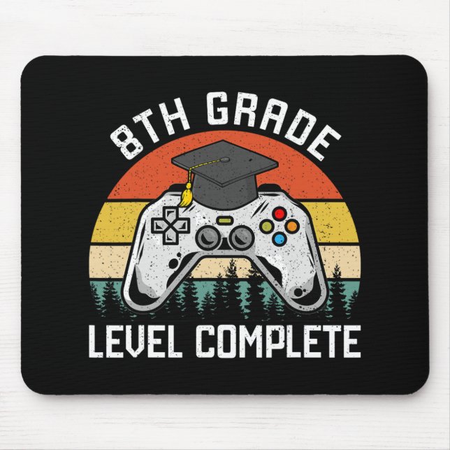Mousepad Nível do 8º ano completo no último dia do curso (Frente)