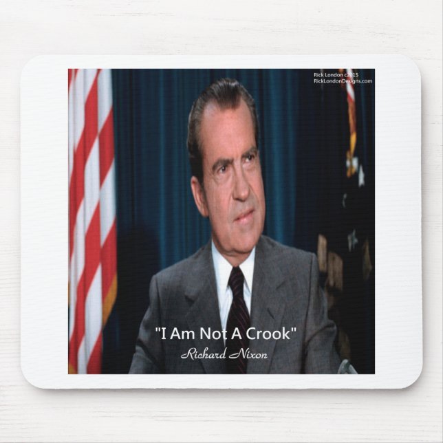 Mousepad Nixon e Não Uma Cotação Crook (Frente)