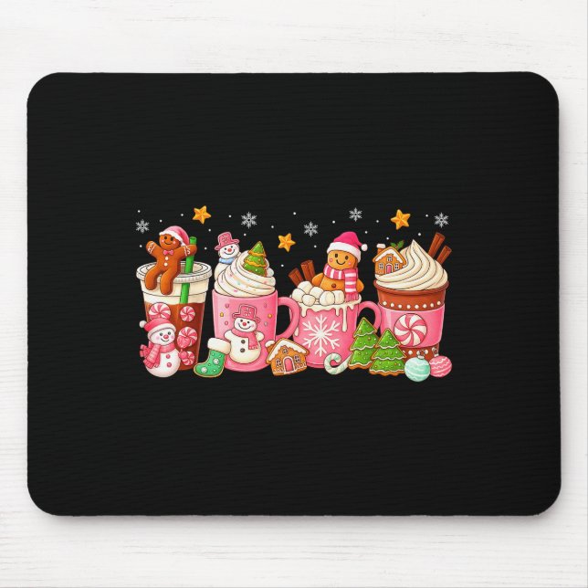 Mousepad Nk Christmas Coffee Xmas Gingerbread Man Cookie Co (Frente)