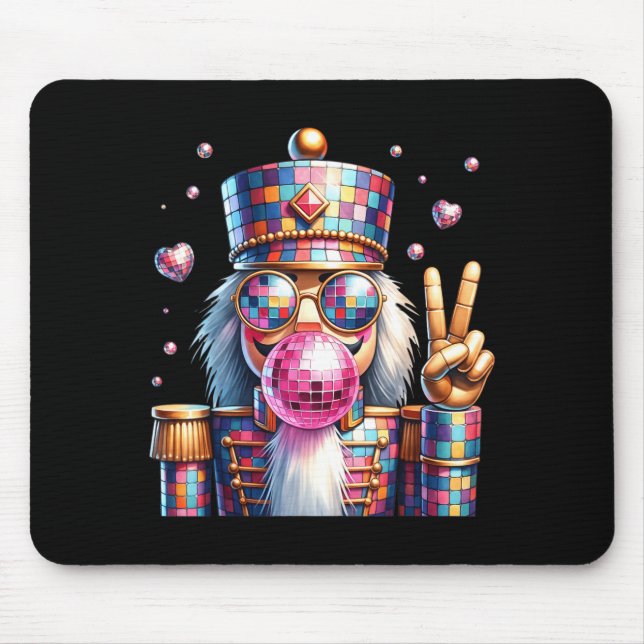 Mousepad Nk Disco Nutcracker Bubblegum Christmas For Men Wo (Frente)