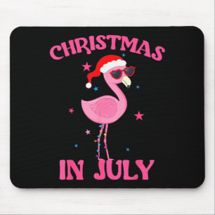 Mousepad Nk Flamingo De Chapéu De Papai Noel Natal Em Julho