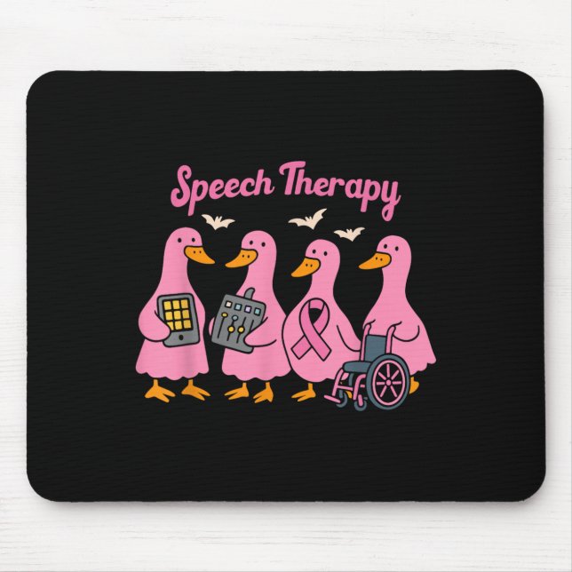 Mousepad Nk Goose Ribbon Speech Language Pathologist Therap (Frente)
